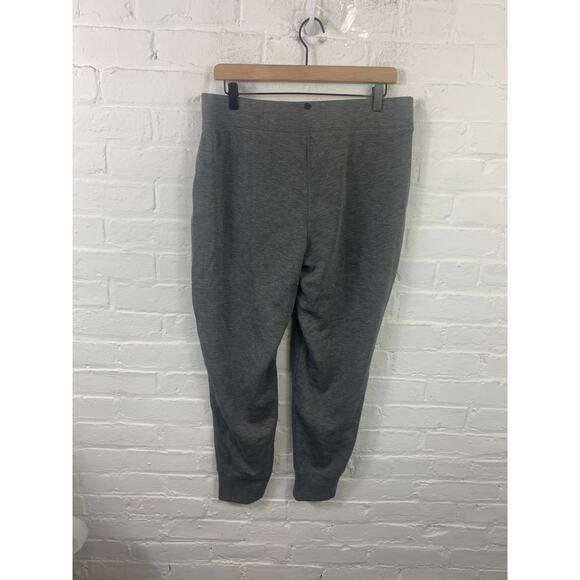 Gaiam Women's Elastic Waist Jogger Pant Regular Fit Stretch Charcoal Gray Size L - Picture 2 of 5